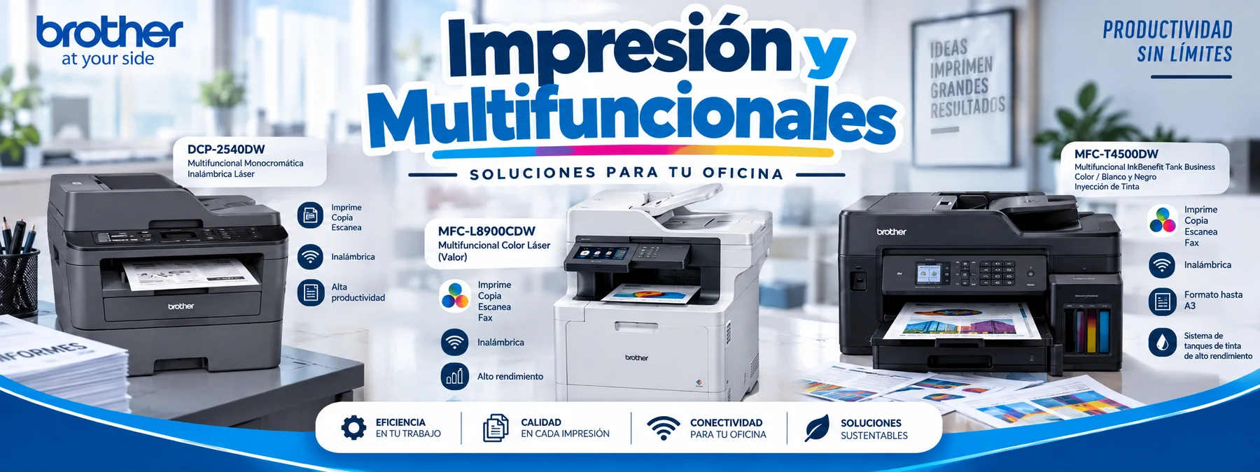 G Consumibles — Impresoras y multifuncionales Brother, soluciones para tu oficina