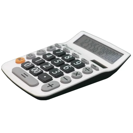 Calculadora Nextep 12 dígitos, escritorio, teclas grandes, solar/batería