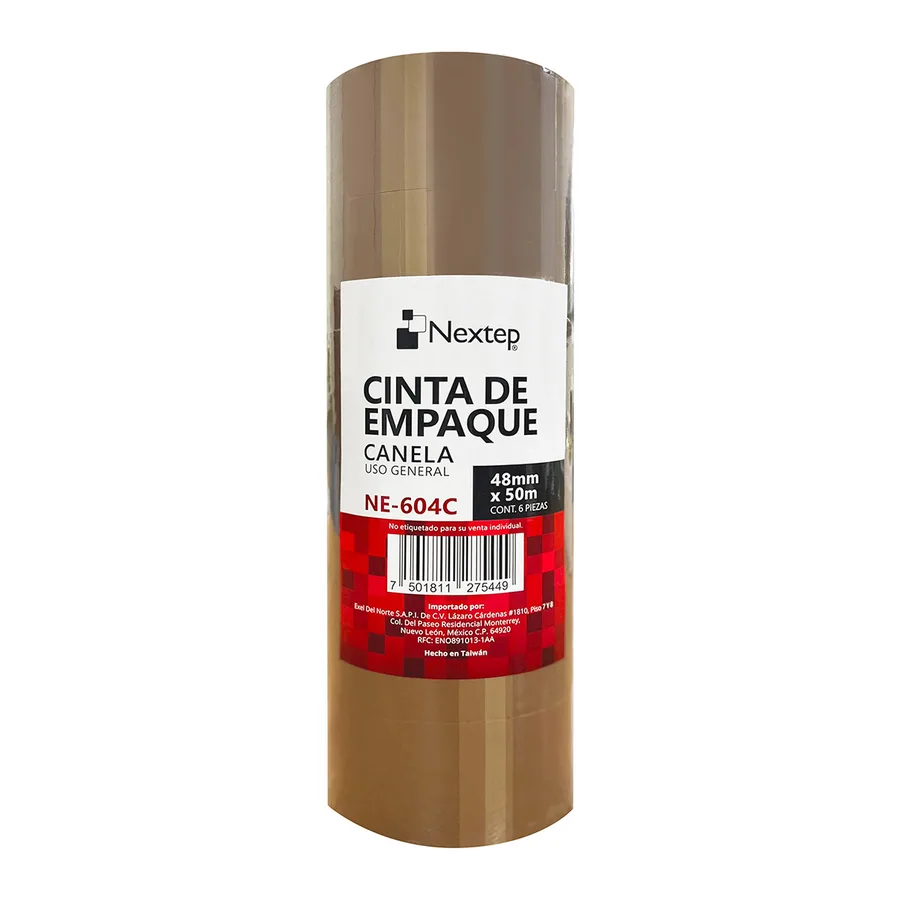 Cinta Empaque Canela Uso General 48mm x 50m (c/6) — Nextep