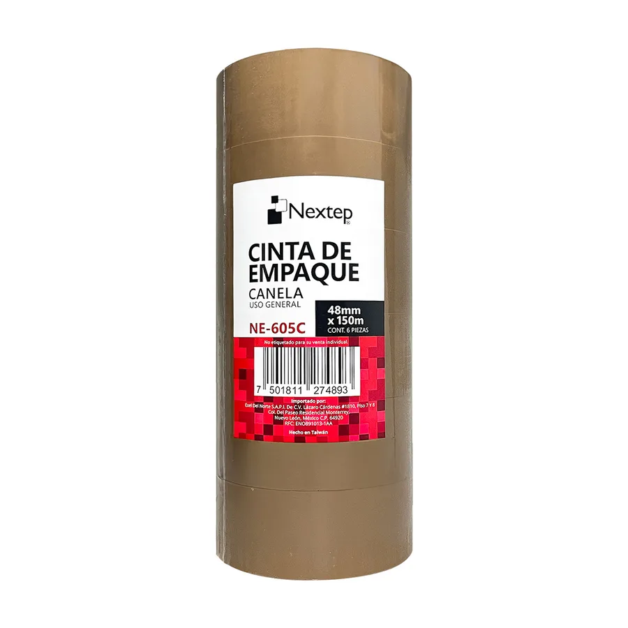 Cinta Empaque Canela Uso General 48mm x 150m (c/6) — Nextep