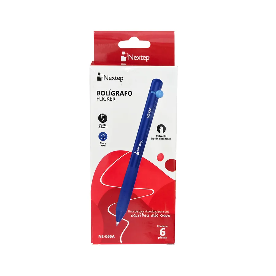 Bolígrafo Flicker 0.7mm (c/6) — Nextep