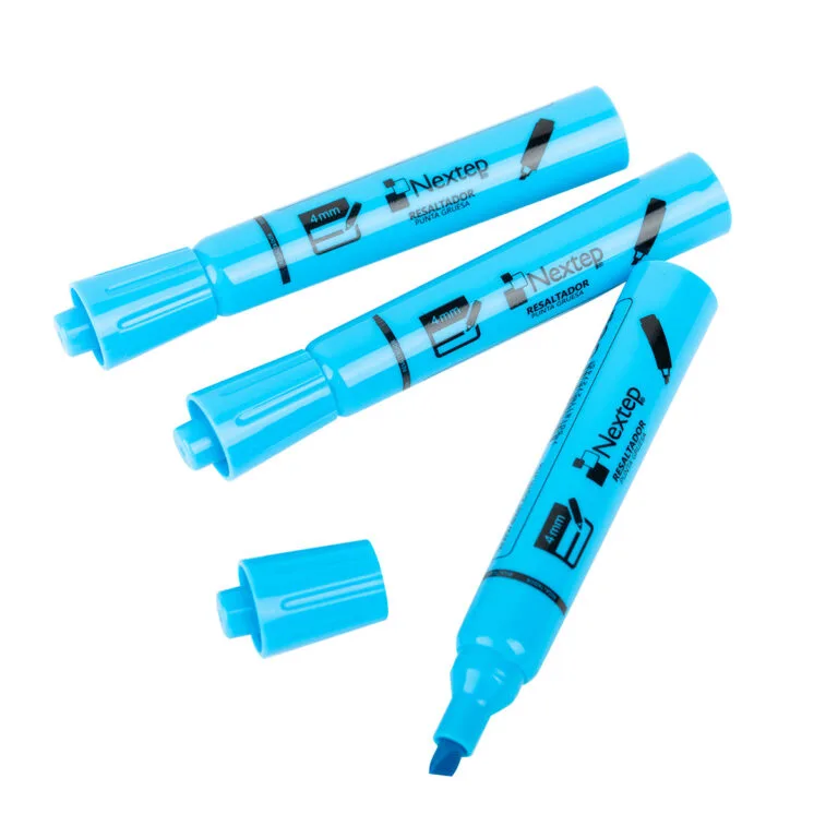 Marcador Resaltador Color Azul (c/12) Pzas — Nextep