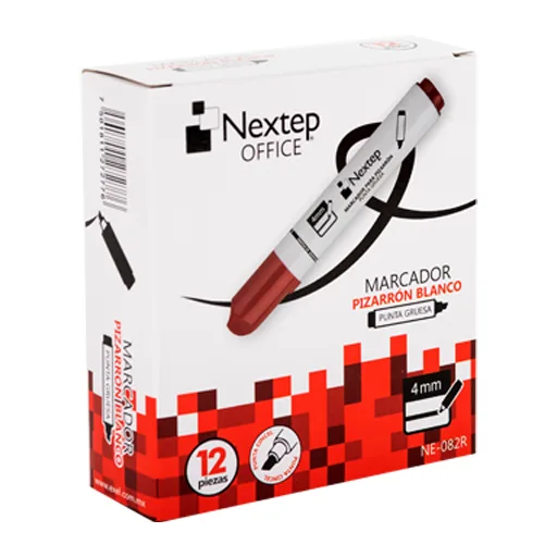 Marcador para Pizarrón Blanco Color Rojo (c/12) Pzas — Nextep