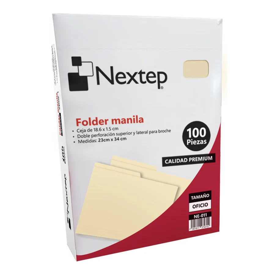 Folder Economico Oficio Manila — Nextep