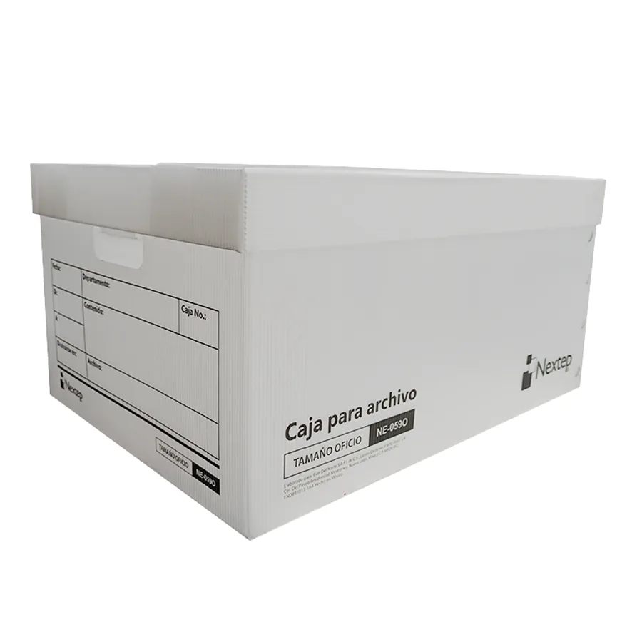 Caja Archivo Plástica Oficio (c/12) — Nextep