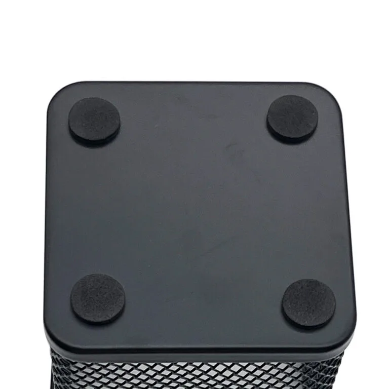 Porta Lápices Cuadrado Mediano Malla Metalica 8 x 8 x 9.7cm — Nextep