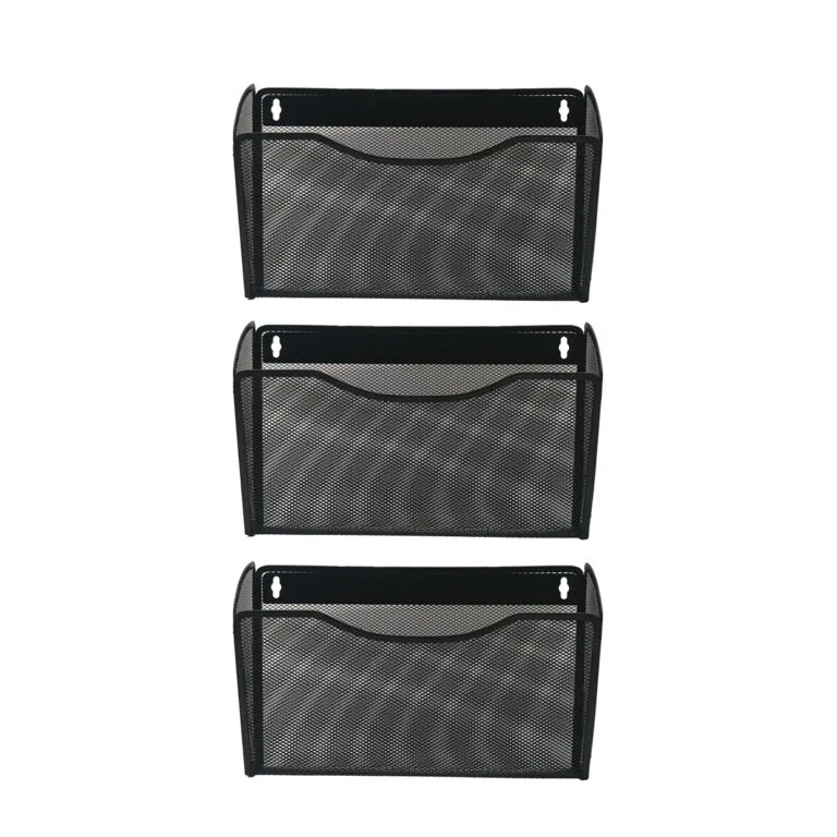 Revistero de Pared Malla Metalica (c/3) — Nextep