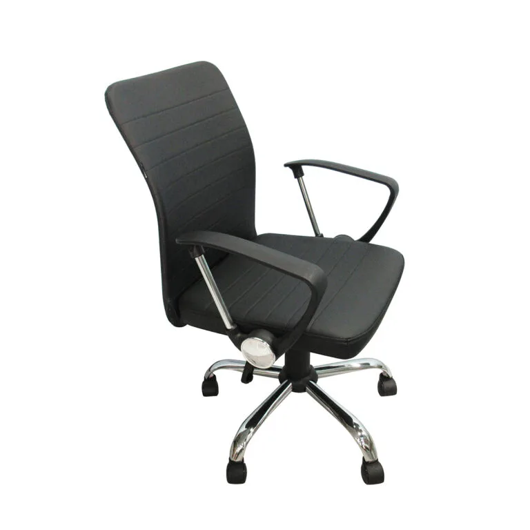 Silla Ejecutiva Altura Ajustable Reclinable Polipiel/Base Giratoria — Nextep