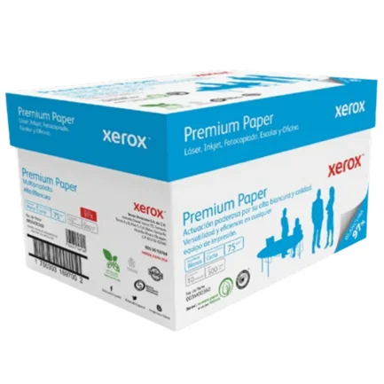 Papel Cortado Xerox Premium Azul Carta 97% Blancura 75Grs Caja C/5000 hojas — Xerox