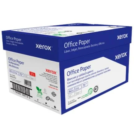 Papel Cortado Xerox Office Paper Carta Azul 75Grs 97% Blancura Caja C/5000 hojas — Xerox