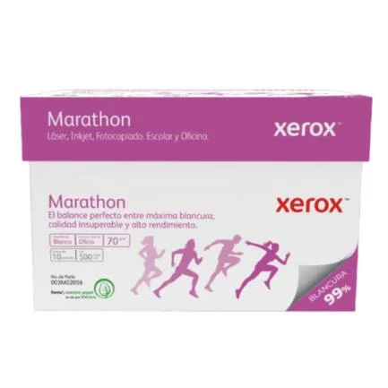 Papel Cortado Xerox Bond Marathon Oficio 70Grs 99% Blancura C/5000 Hojas — Xerox