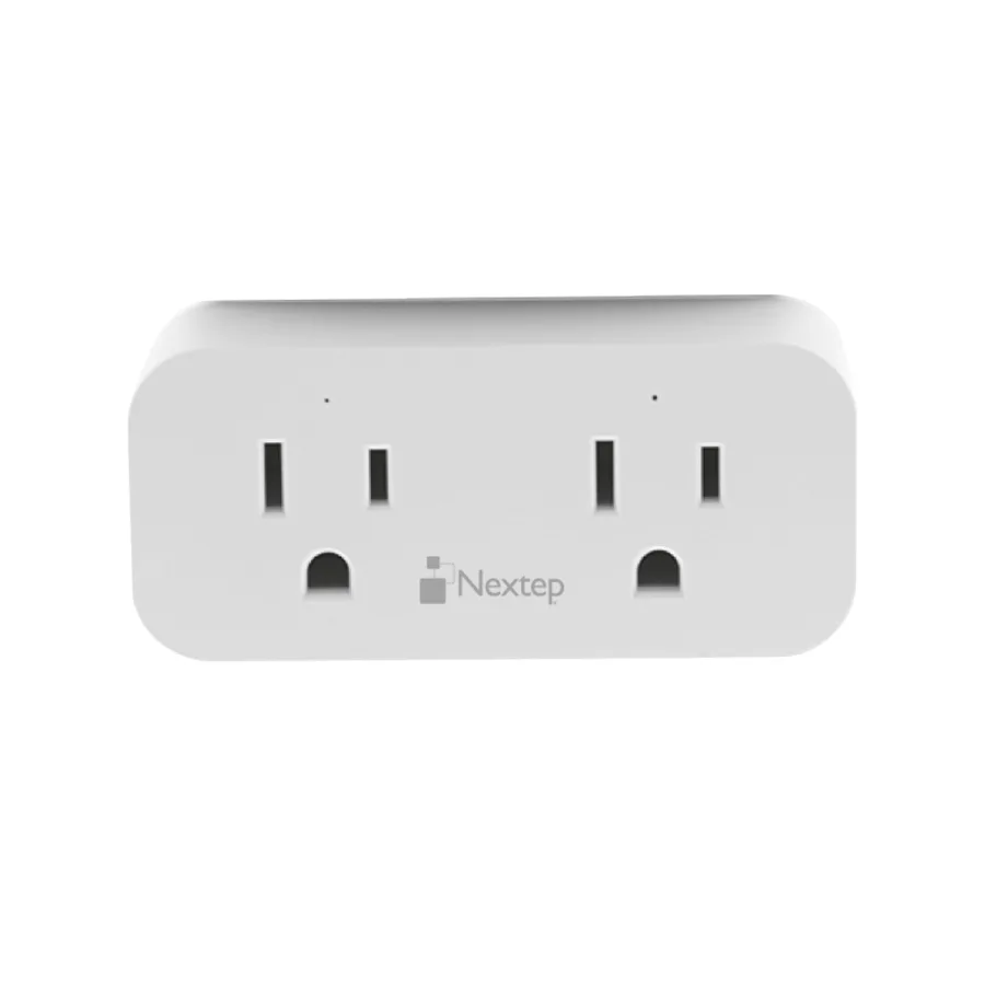Tomacorriente Smart Doble Control Wi-Fi — Nextep