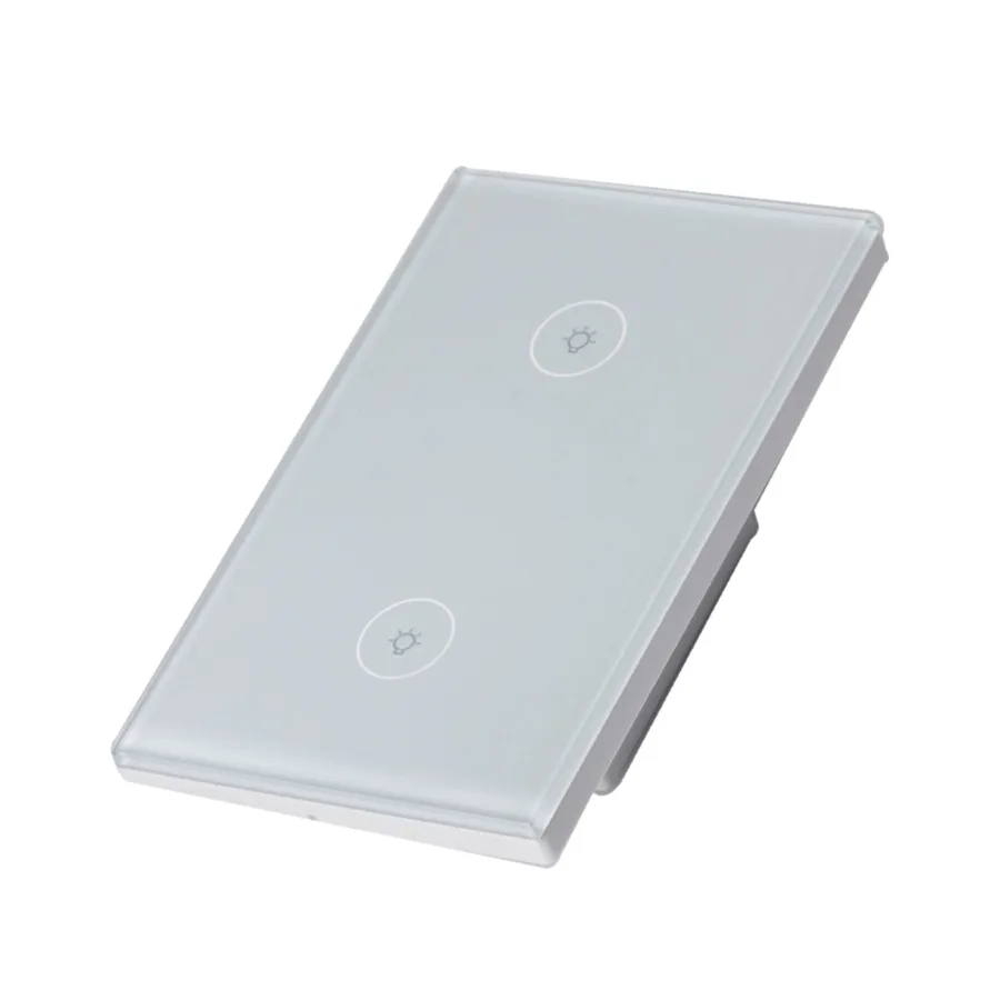 Interruptor Smart de Luz Pared Táctil Doble Control Wi-Fi — Nextep