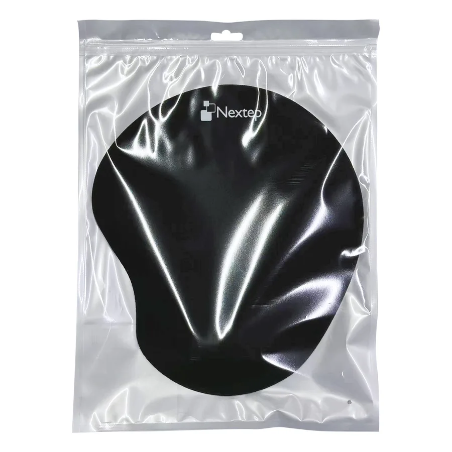 Mouse Pad Ergonómico Gel Color Negro con Blíster — Nextep